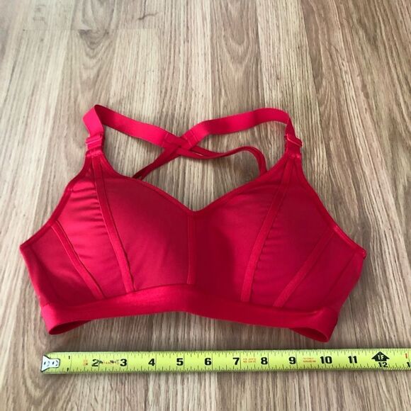 Victoria's Secret Sexy Red Cross Back Strap Bra 32D - Picture 4 of 11